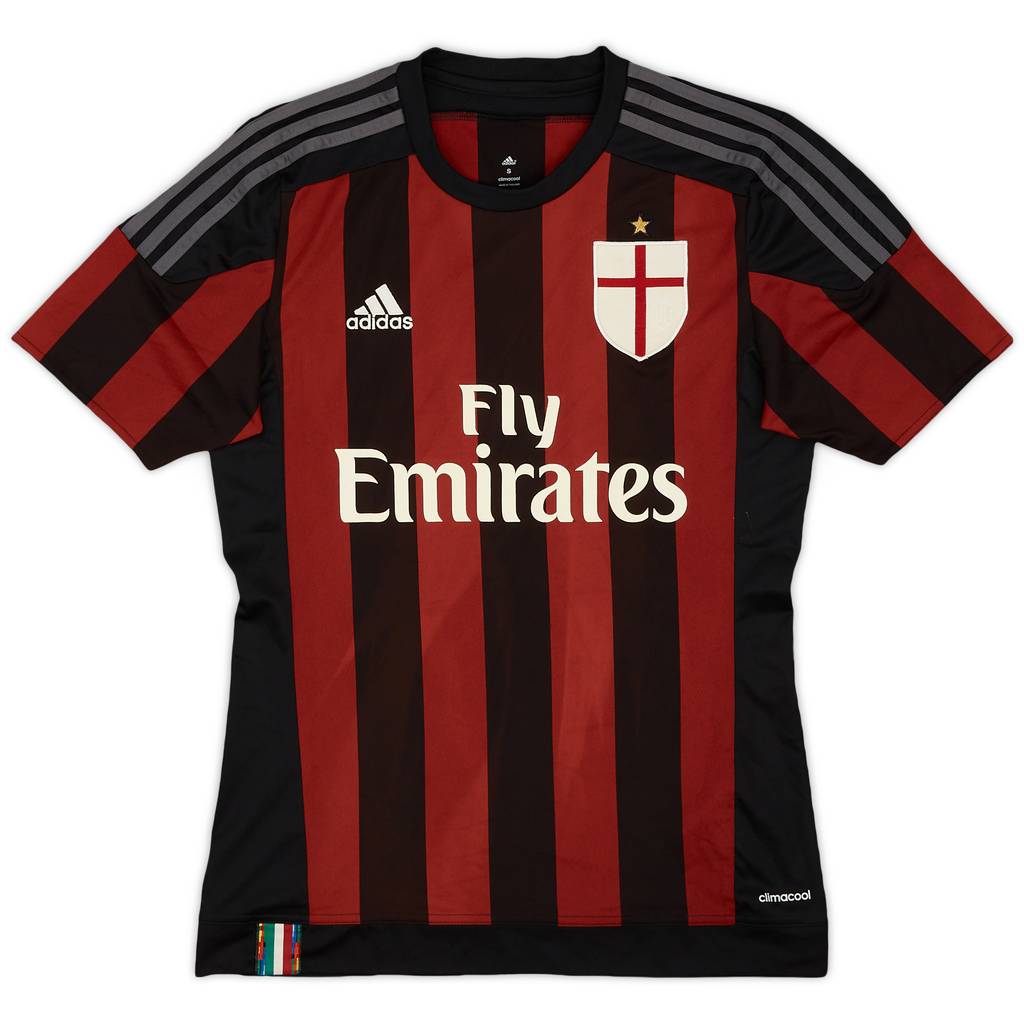 2015-16 AC Milan Home Shirt - 6/10 - (S)