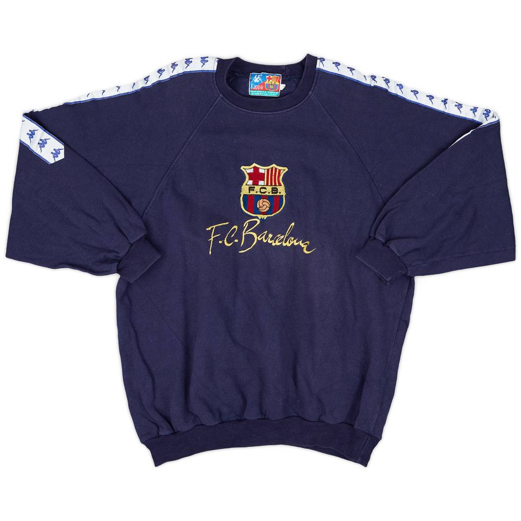 1995-97 Barcelona Kappa Sweat Top - 8/10 - (XL)