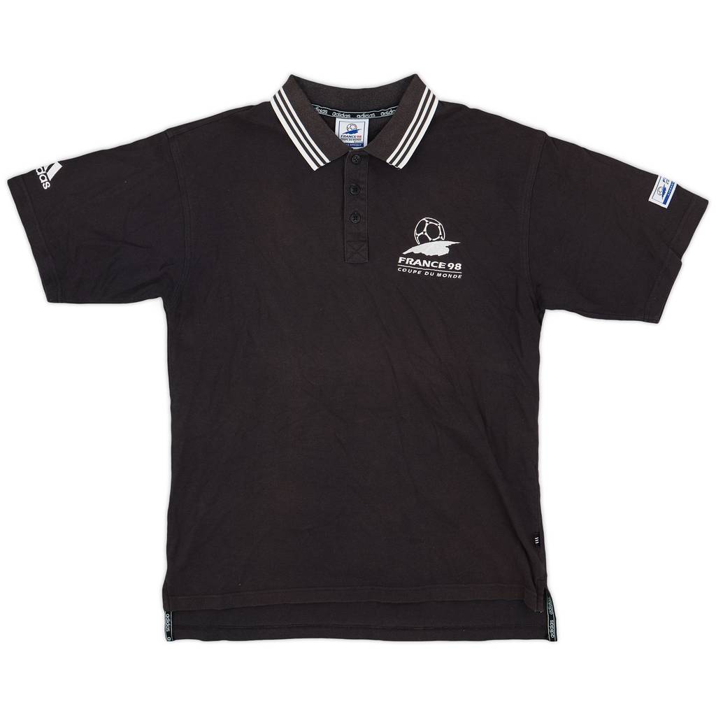 1998 adidas France 98 World Cup Polo Shirt - 7/10 - (M)