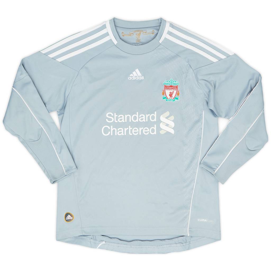 2010-12 Liverpool GK Shirt - 9/10 - (S.Boys)