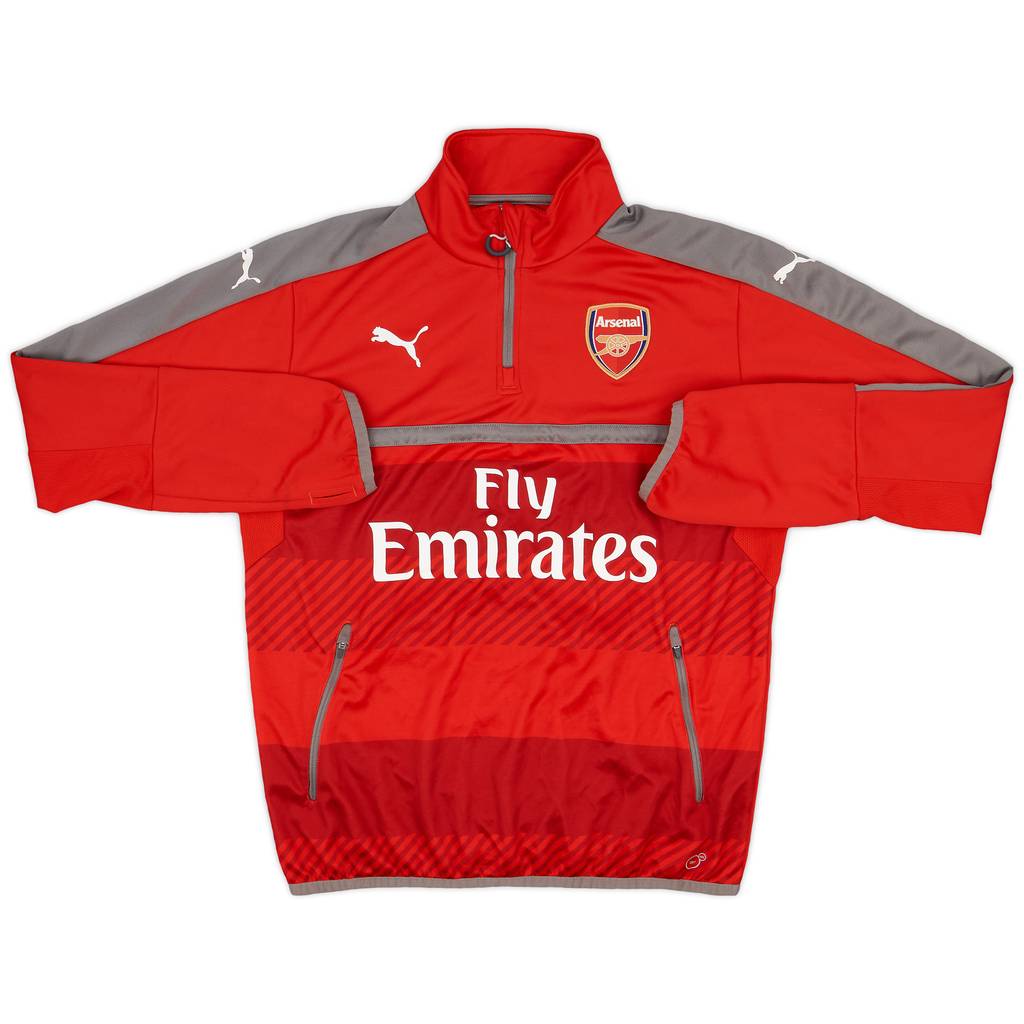 2014-15 Arsenal Puma 1/4 Zip Drill Top - 9/10 - (L)
