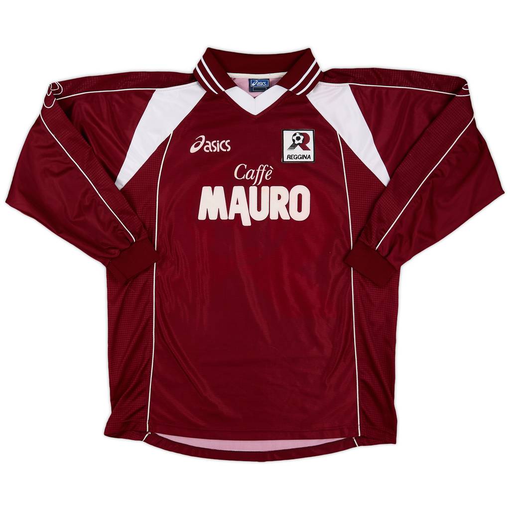 2000-01 Reggina Home L/S Shirt - 8/10 - (XL)