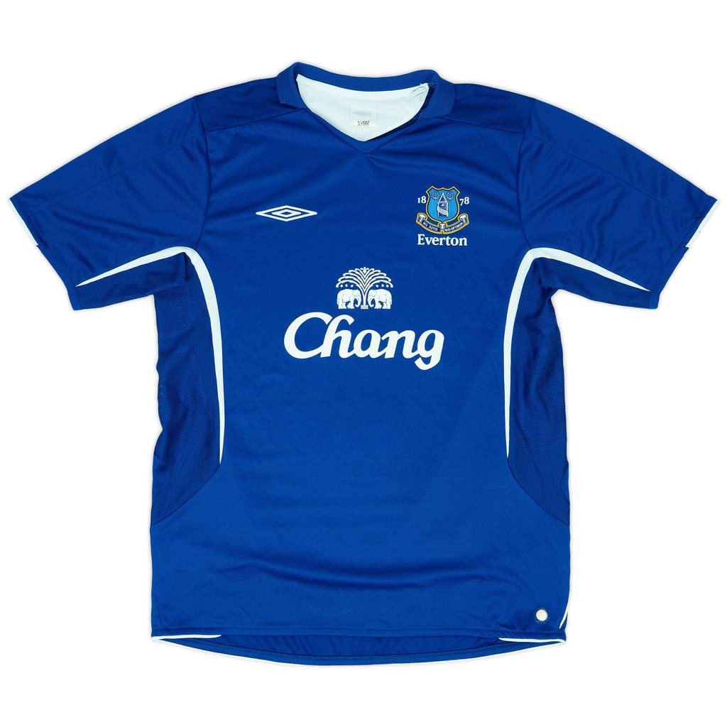 2005-06 Everton Home Shirt - 8/10 - (L)