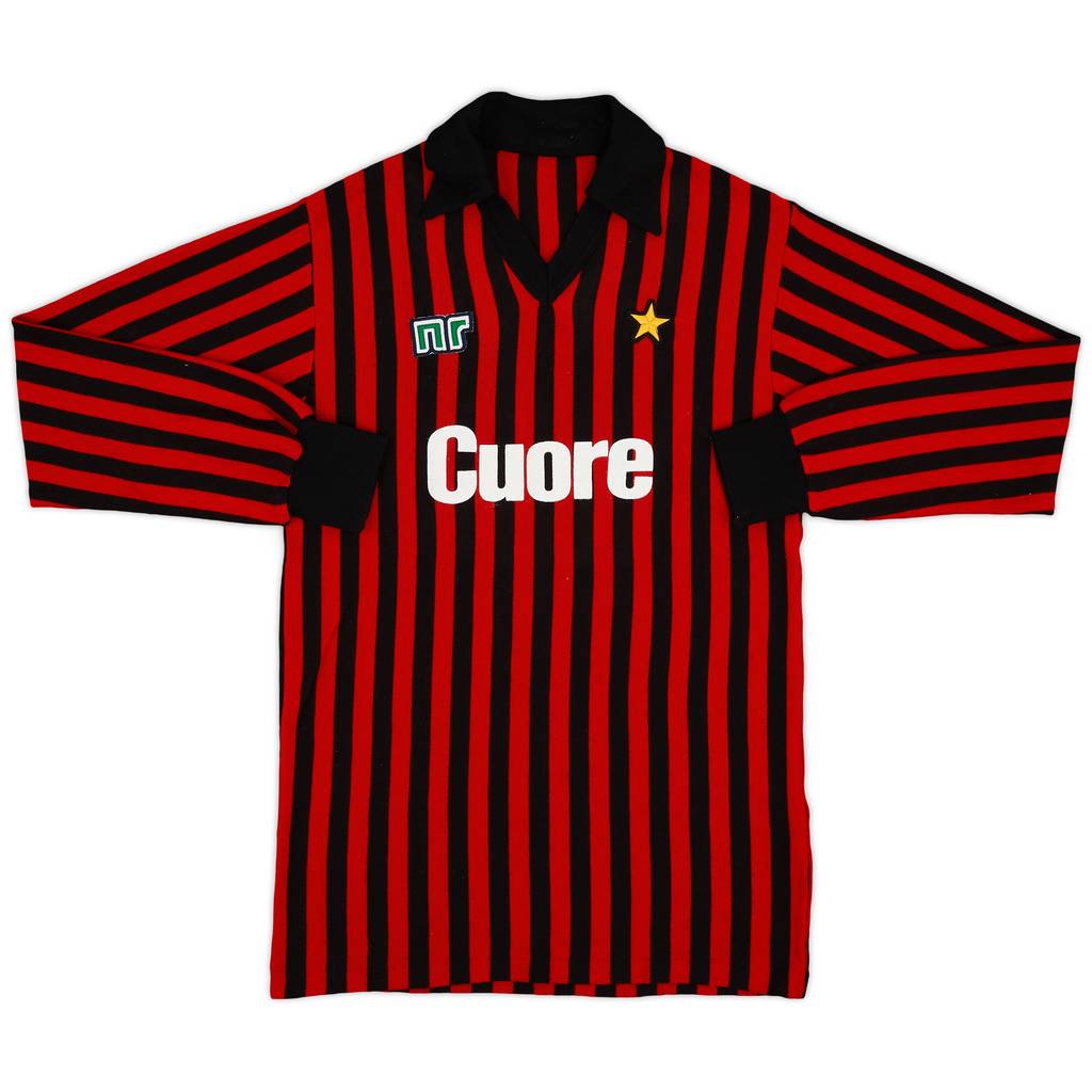 1983-84 AC Milan Home L/S Shirt - 10/10 - (L)