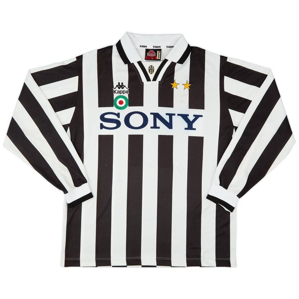 1995-97 Juventus Home L/S Shirt - 7/10 - (L)