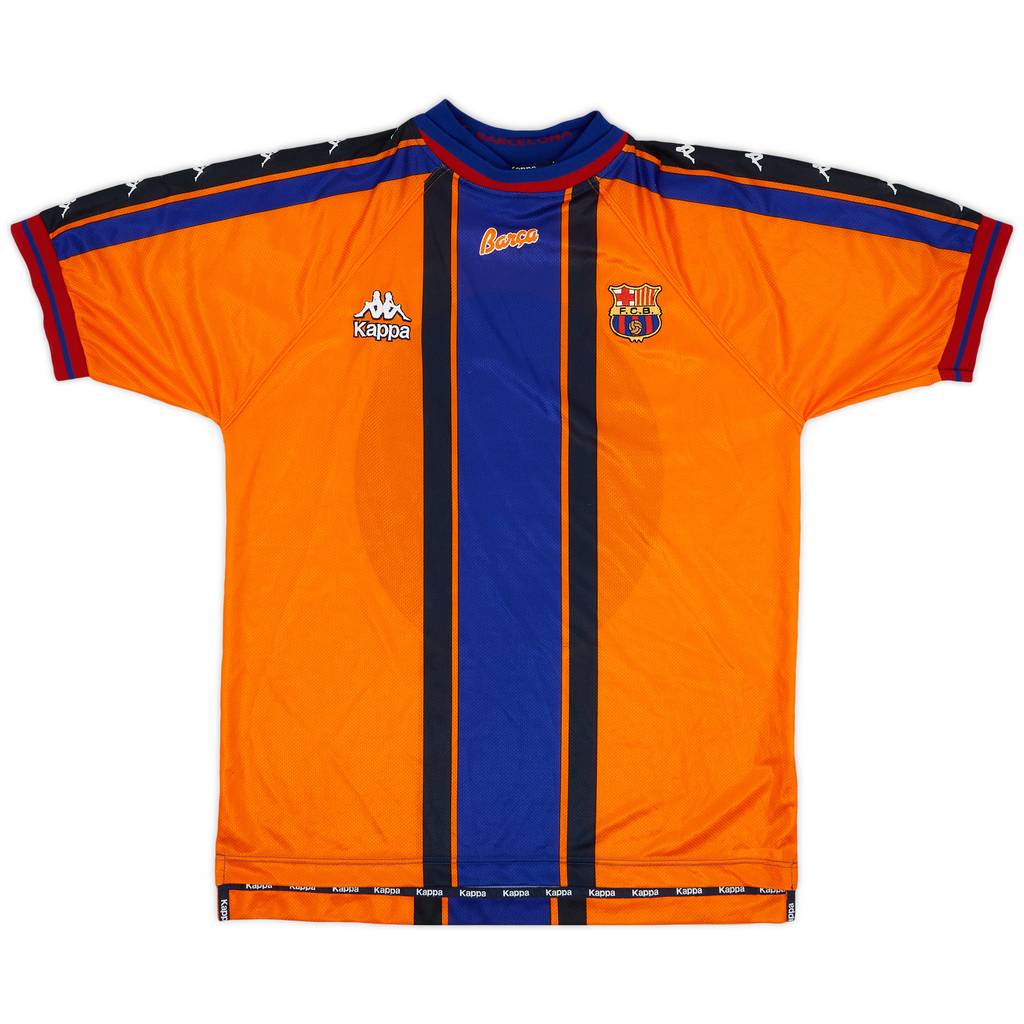 1997-98 Barcelona Away Shirt - 9/10 - (XL)
