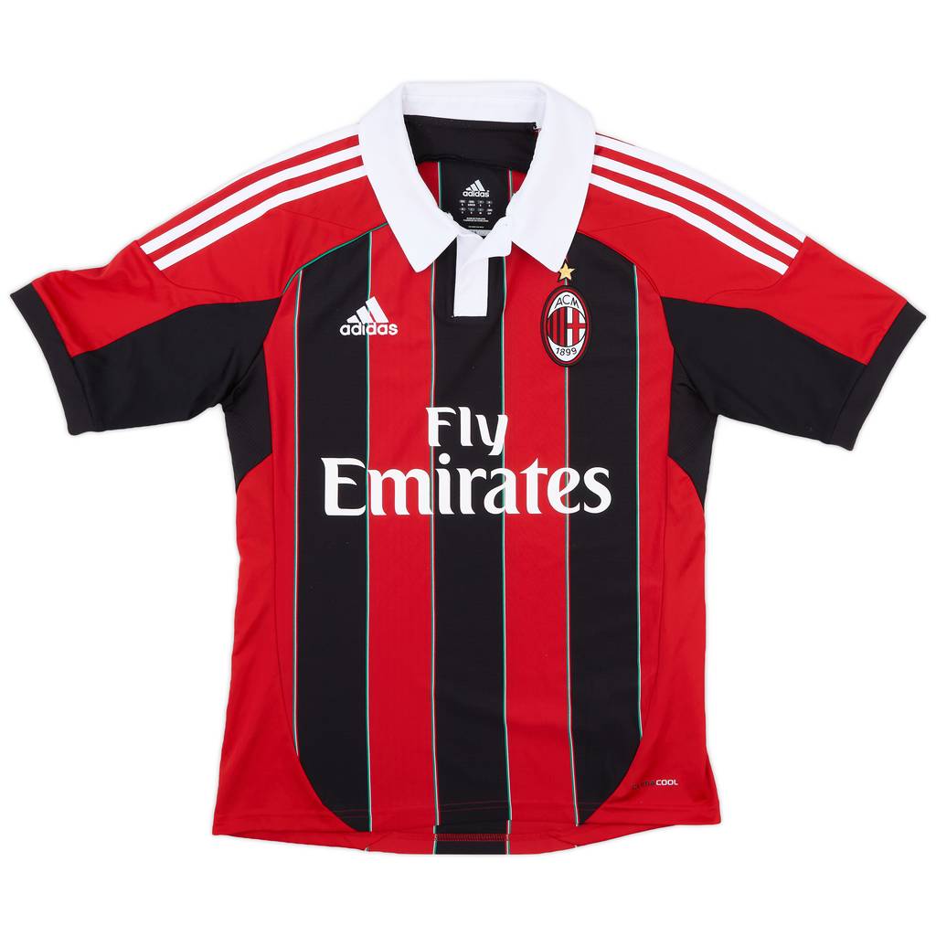 2012-13 AC Milan Home Shirt - 7/10 - (S)