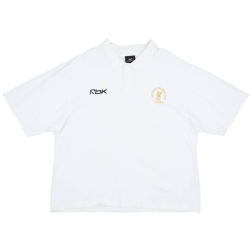 2005-06 Liverpool 'Istanbul 2005' Reebok Polo Shirt - 9/10 - (XXL)
