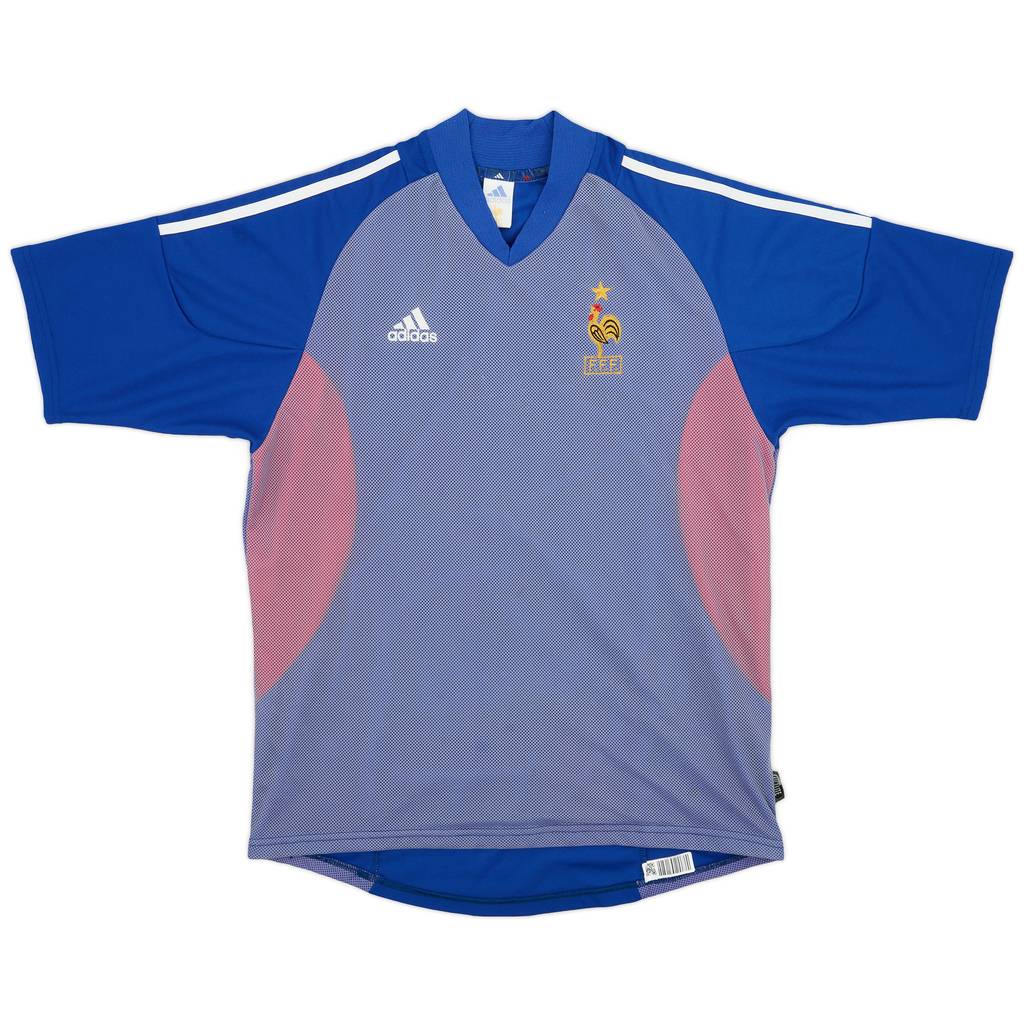 2002-04 France Home Shirt - 4/10 - (L)
