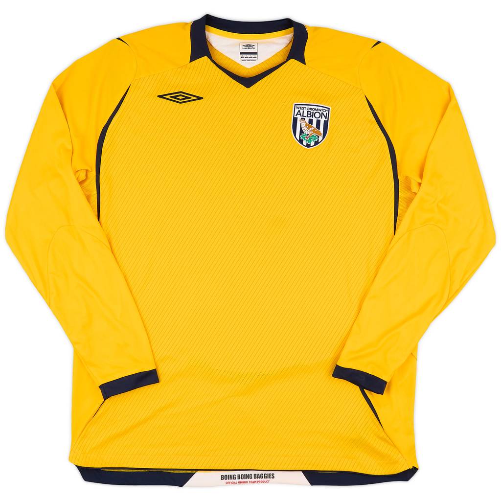 2008-09 West Brom Away L/S Shirt - 8/10 - (XL)