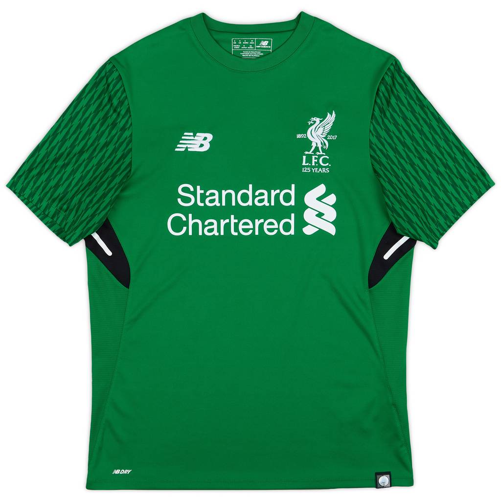 2017-18 Liverpool '125 Years' GK S/S Shirt - 8/10 - (S)