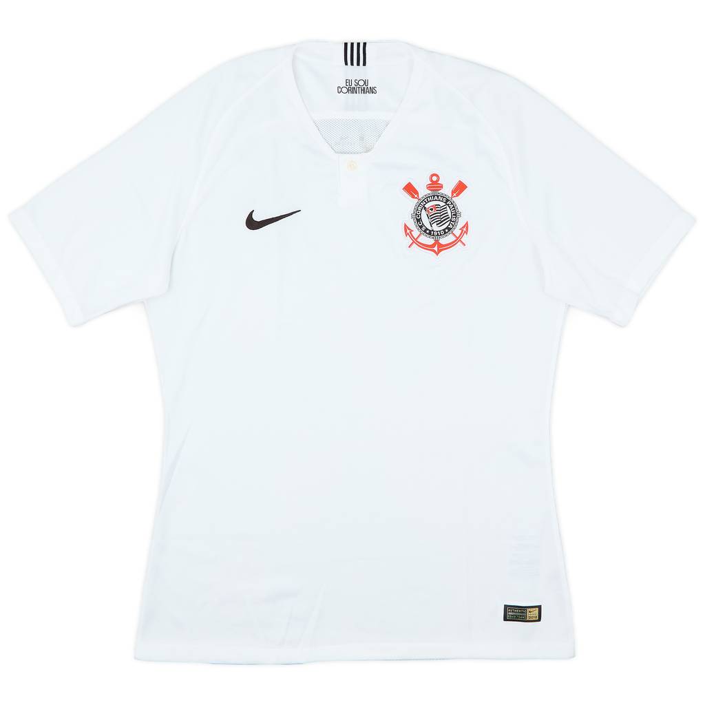 2018 Corinthians Authentic Home Shirt - 10/10 - (L)