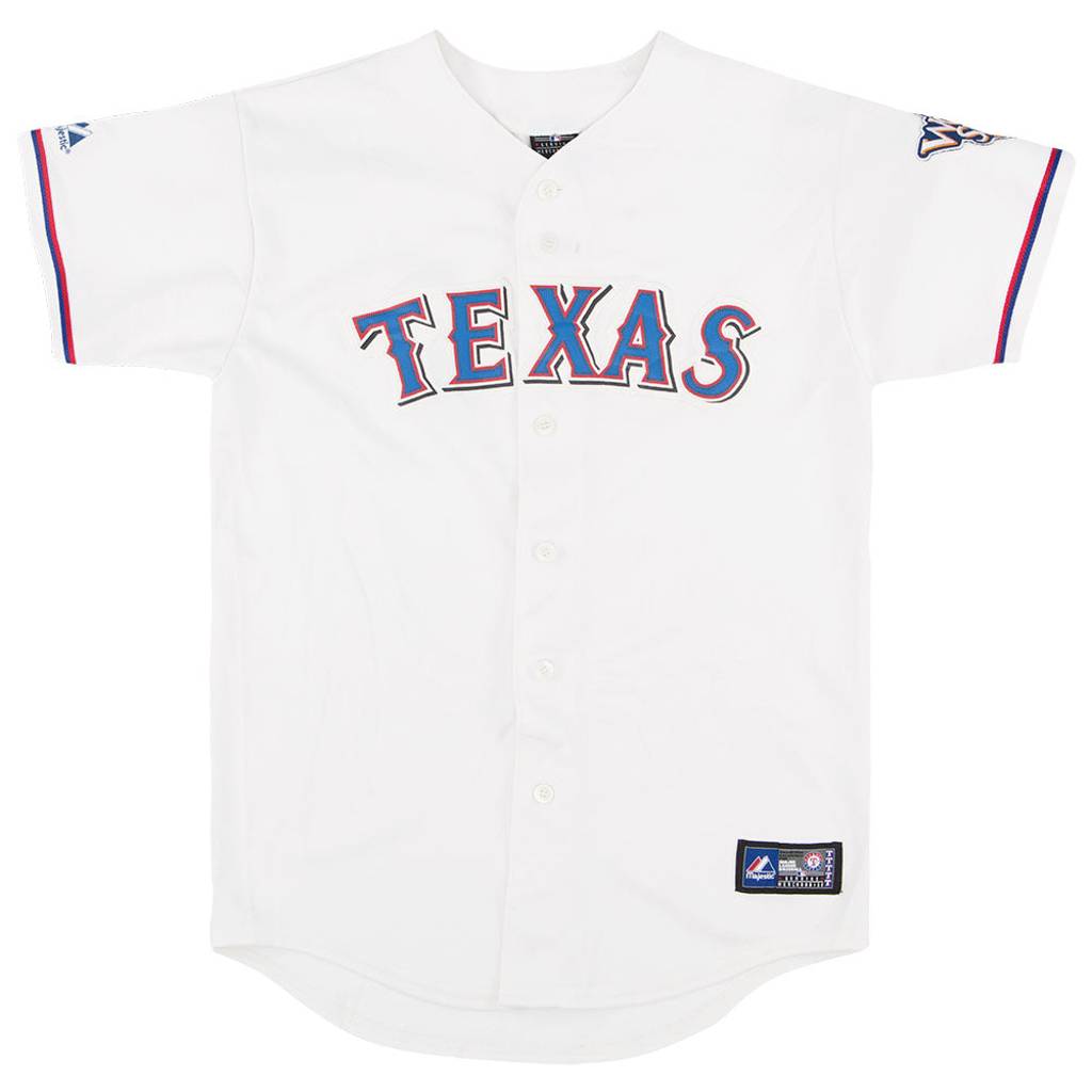 2010 Texas Rangers World Series Majestic Jersey (Home) Y