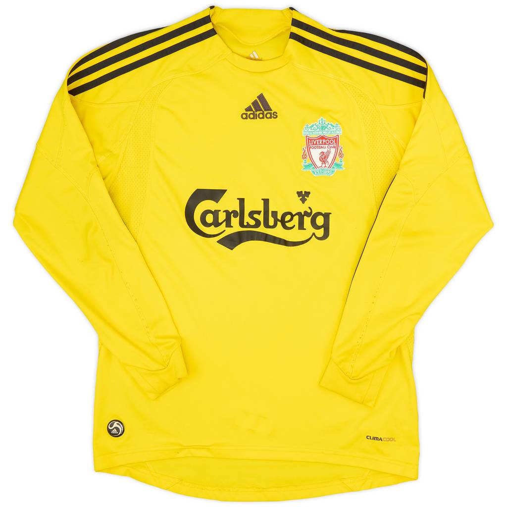 2009-10 Liverpool GK Shirt - 7/10 - (XL.Boys)