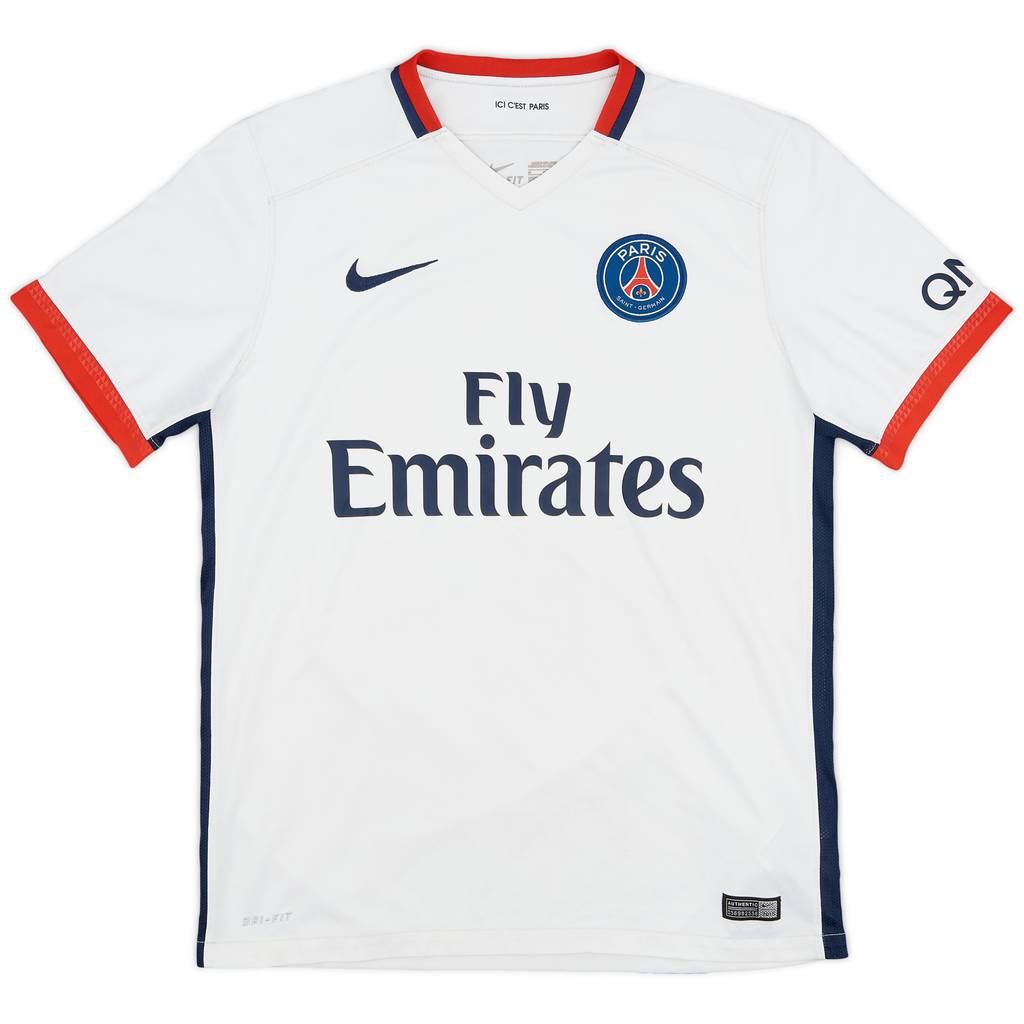 2015-16 Paris Saint-Germain Away Shirt - 8/10 - (M)