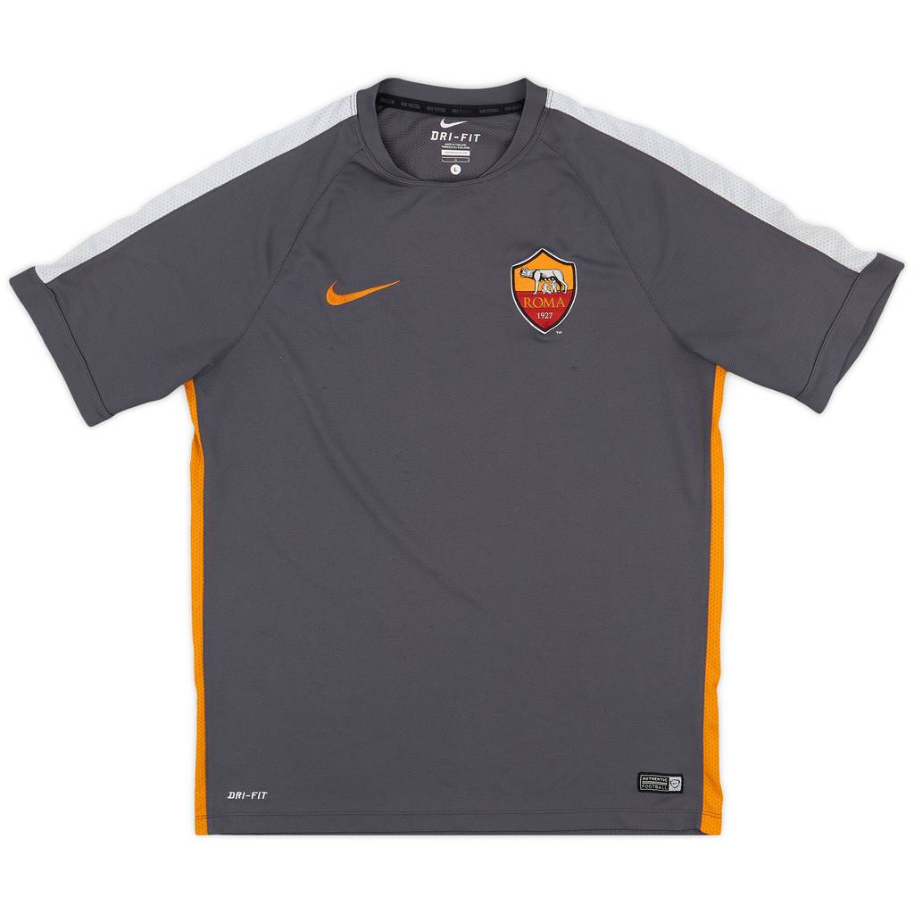 2015-16 Roma Nike Training Shirt - 8/10 - (L)