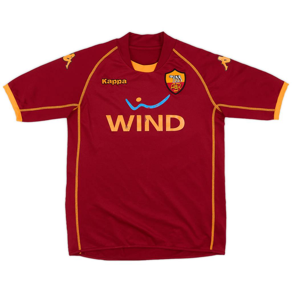 2008-09 Roma Home Shirt - 5/10 - (XL.Boys)