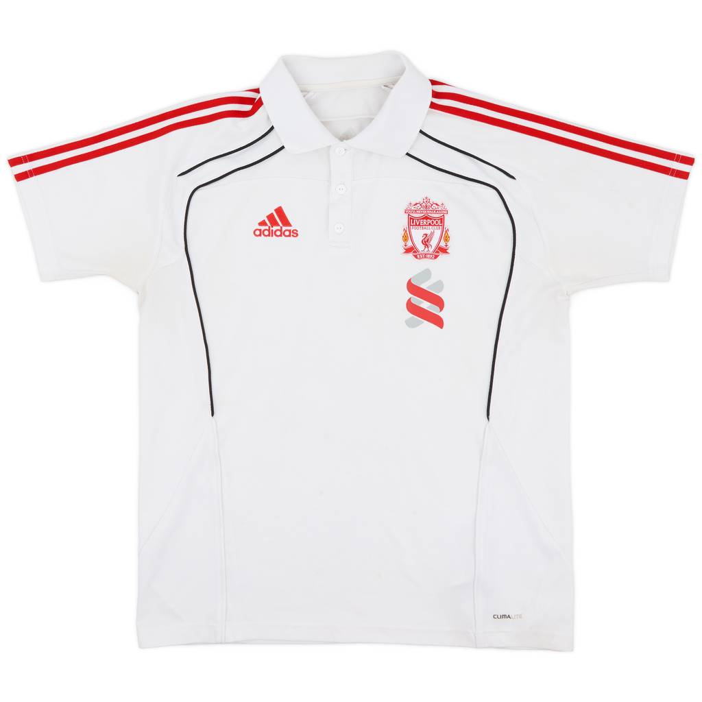 2010-11 Liverpool adidas Polo Shirt - 6/10 - (M/L)