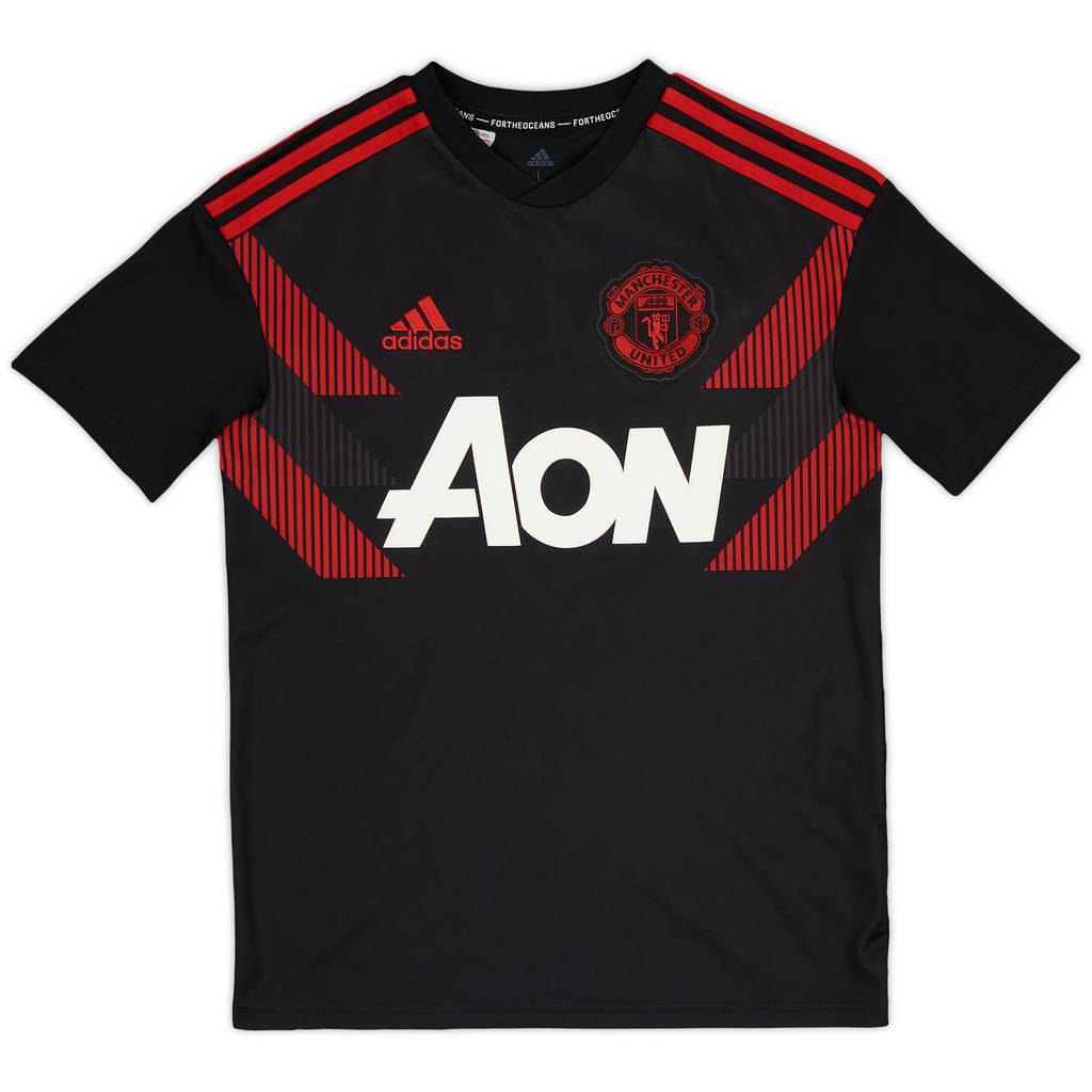 2018-19 Manchester United adidas Training Shirt - 8/10 - (L.Boys)