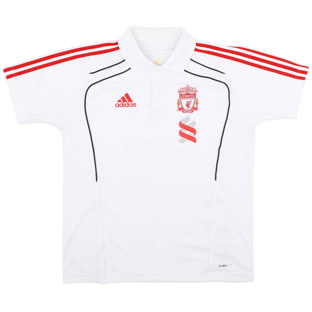2010-11 Liverpool adidas Polo Shirt - 8/10 - (S)