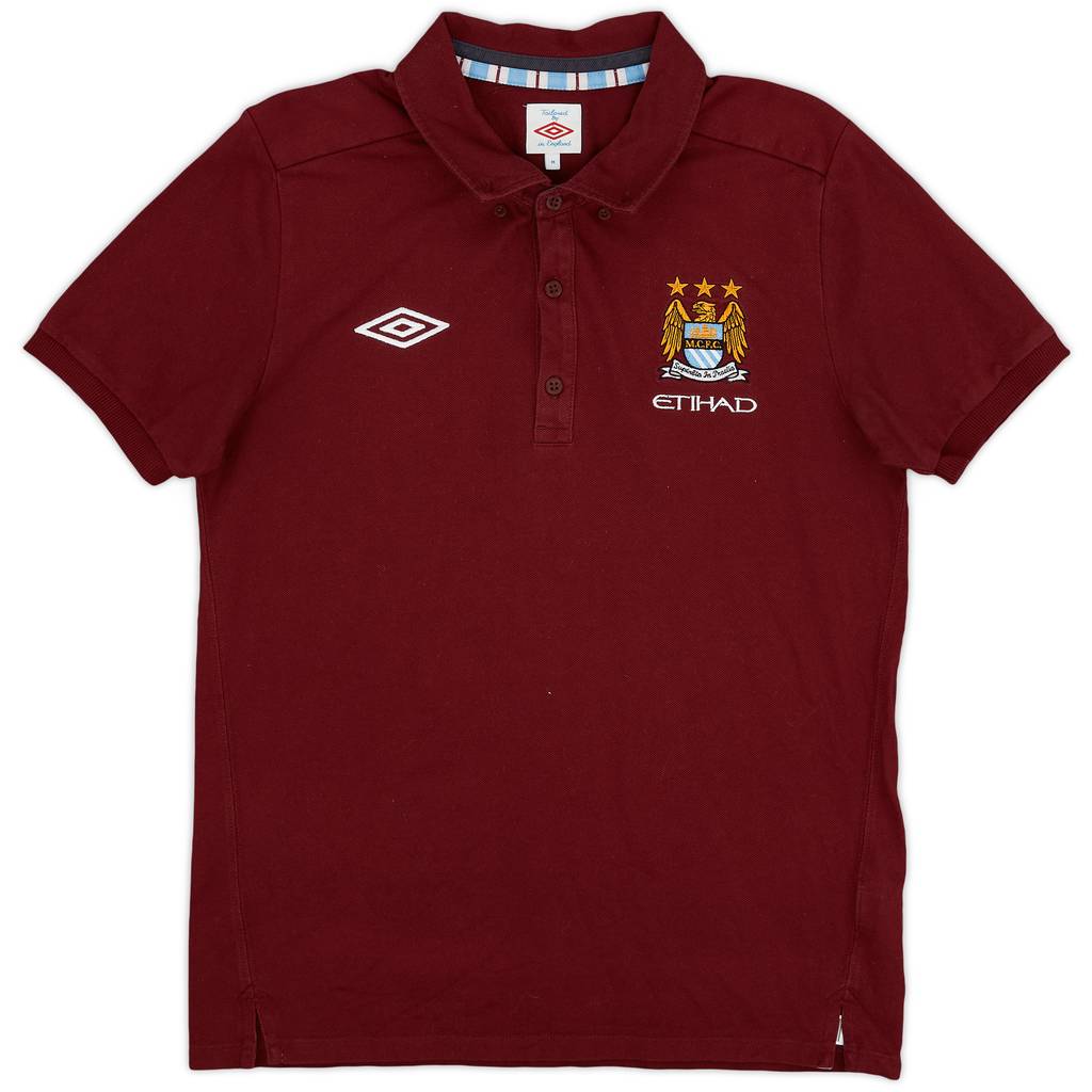 2012-13 Manchester City Umbro Polo Shirt - 8/10 - (M)