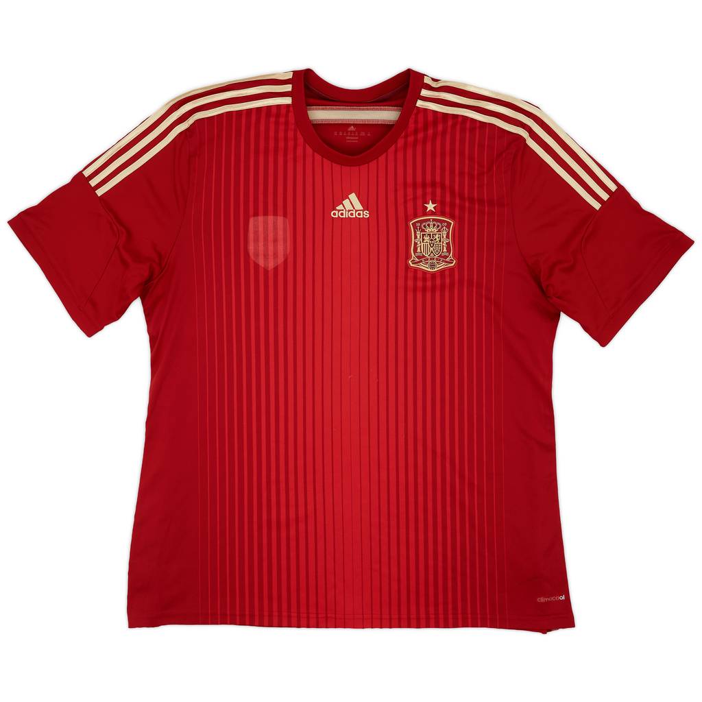 2013-15 Spain Home Shirt - 5/10 - (XXL)