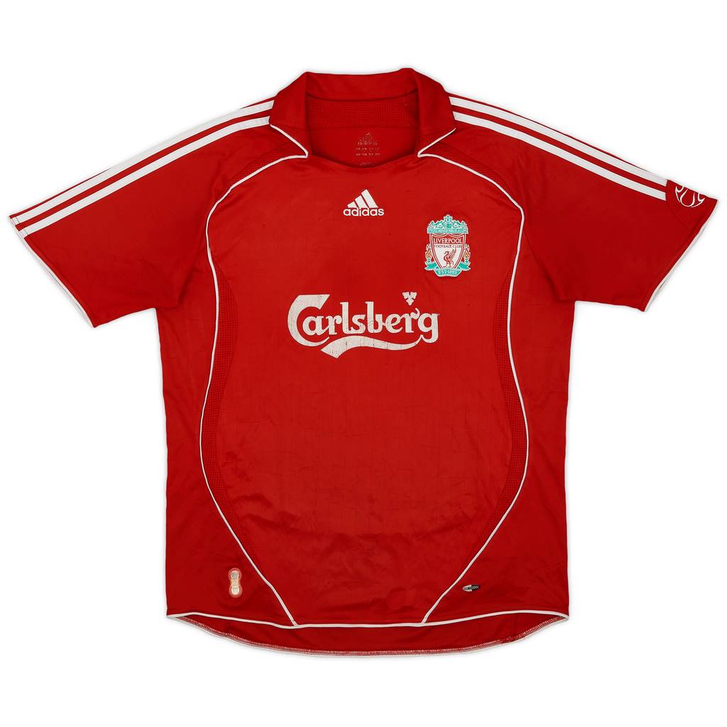 2006-08 Liverpool Home Shirt - 5/10 - (L)