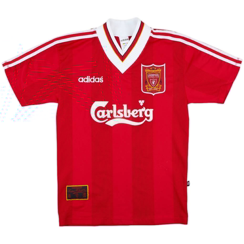 1995-96 Liverpool Home Shirt - 5/10 - (S)