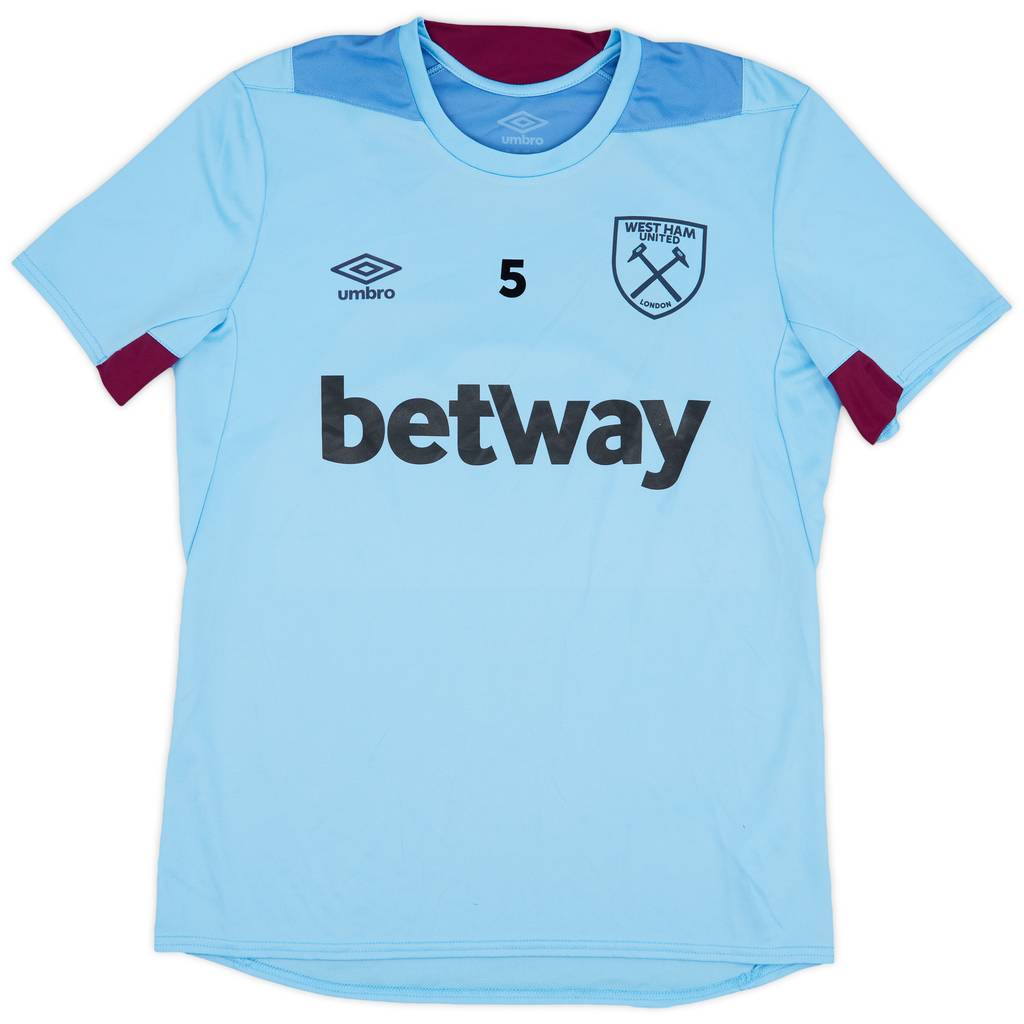 2019-20 West Ham Player Issue Umbro Training Shirt #5 - 9/10 - (M)