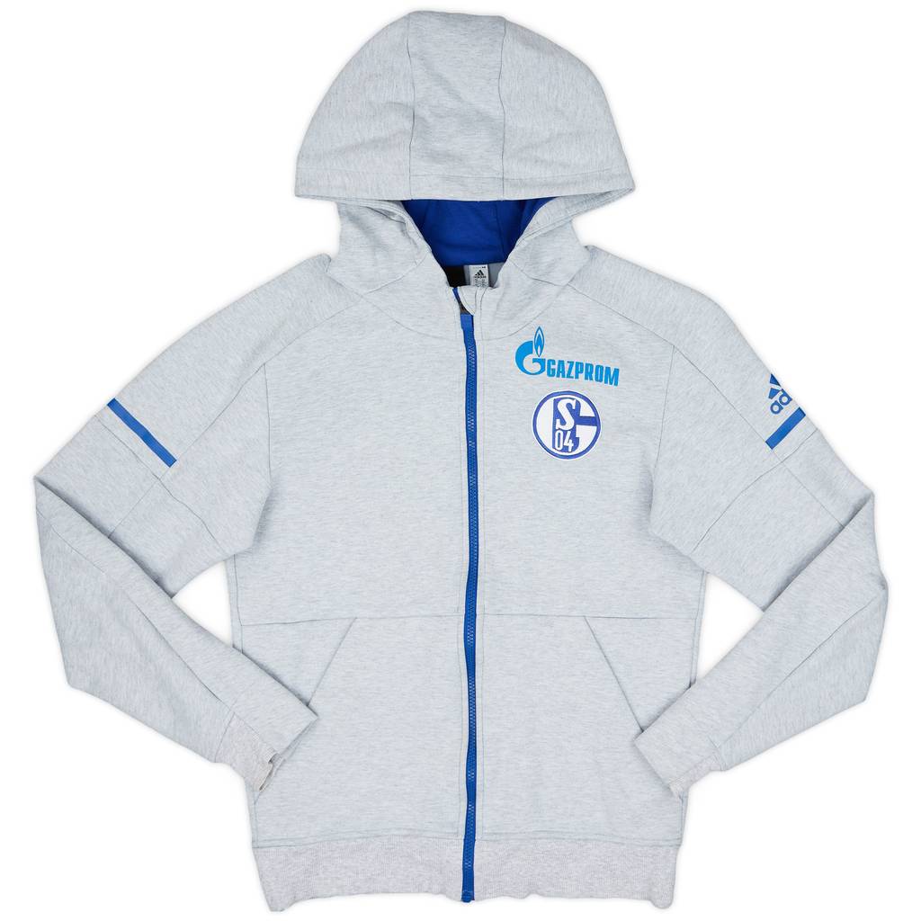 2017-18 Schalke adidas Track Jacket - 9/10 - (XS)