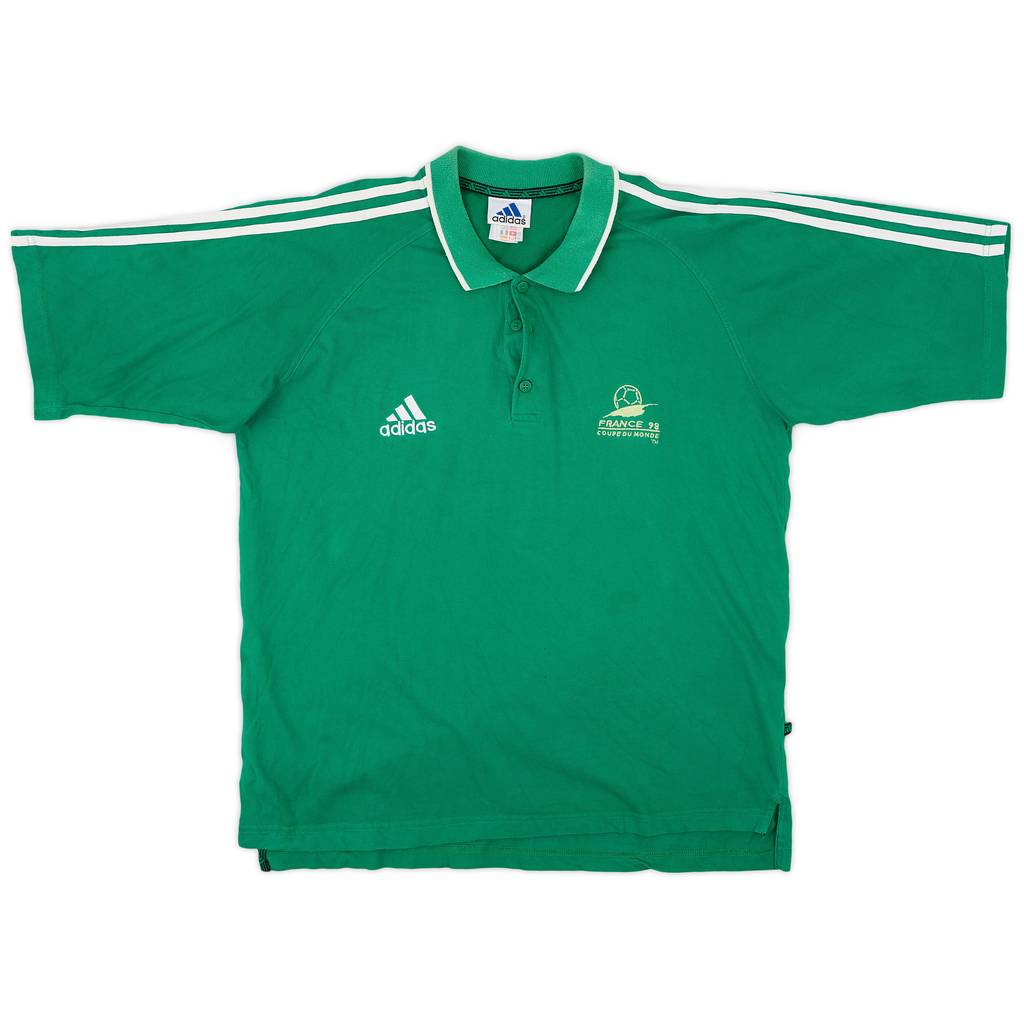 1998 France 98 Coupe Du Monde adidas Polo Shirt - 7/10 - (L)