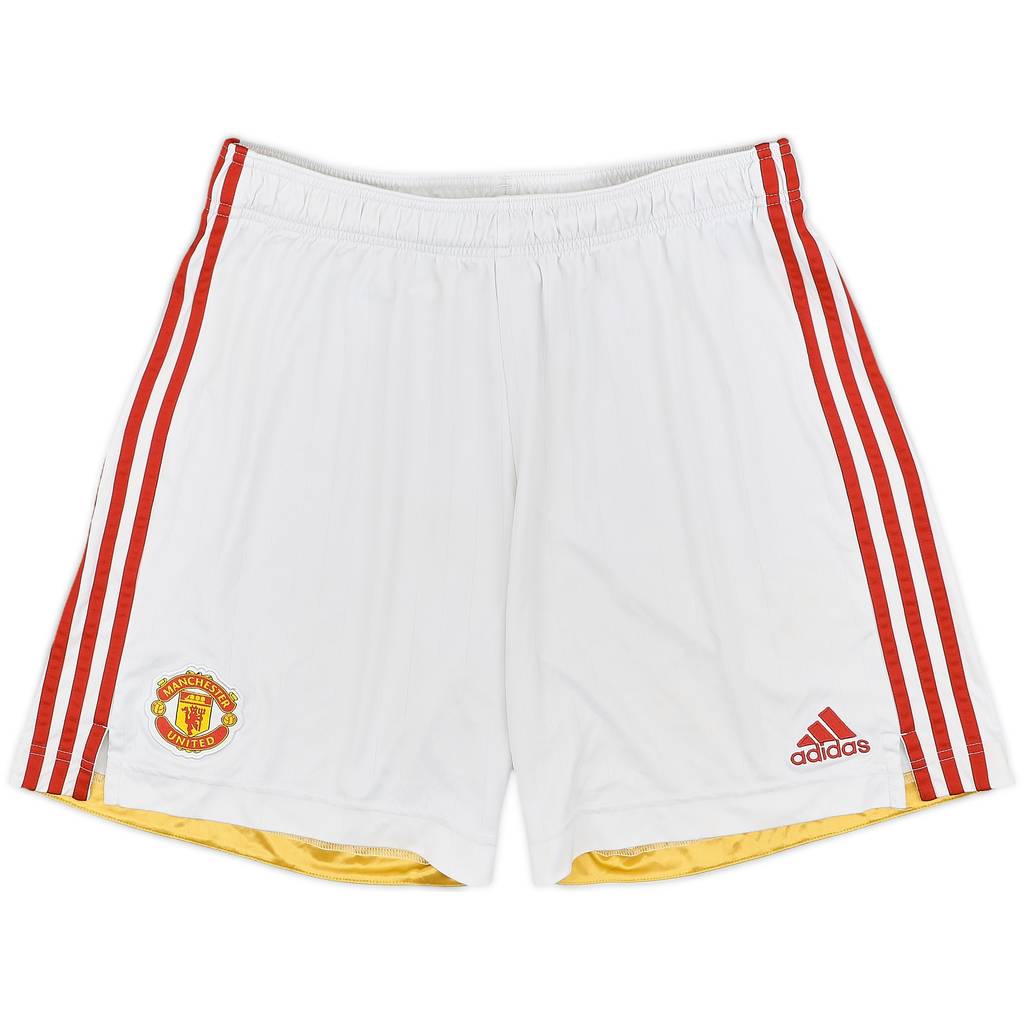 2021-22 Manchester United Home Shorts - 7/10 - (XL)