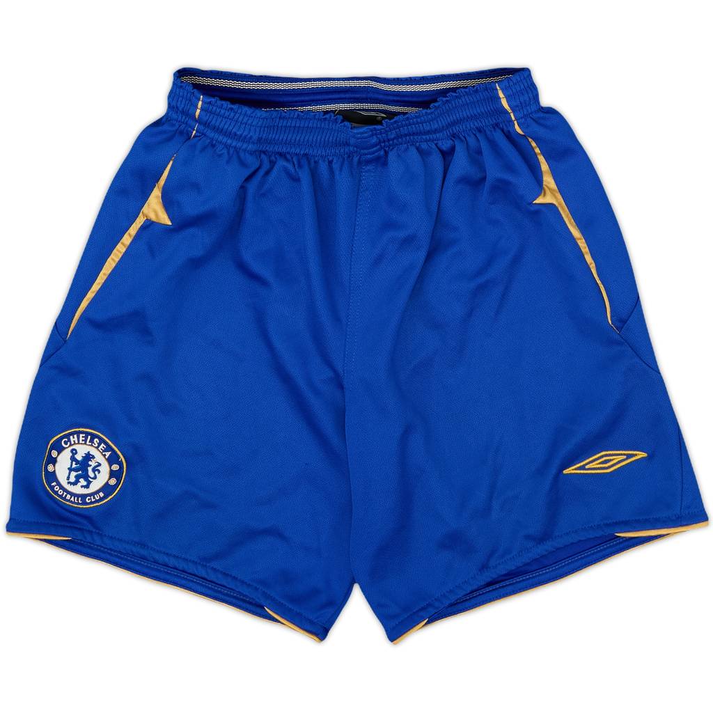 2005-06 Chelsea Home Shorts - 9/10 - (XL.Boys)