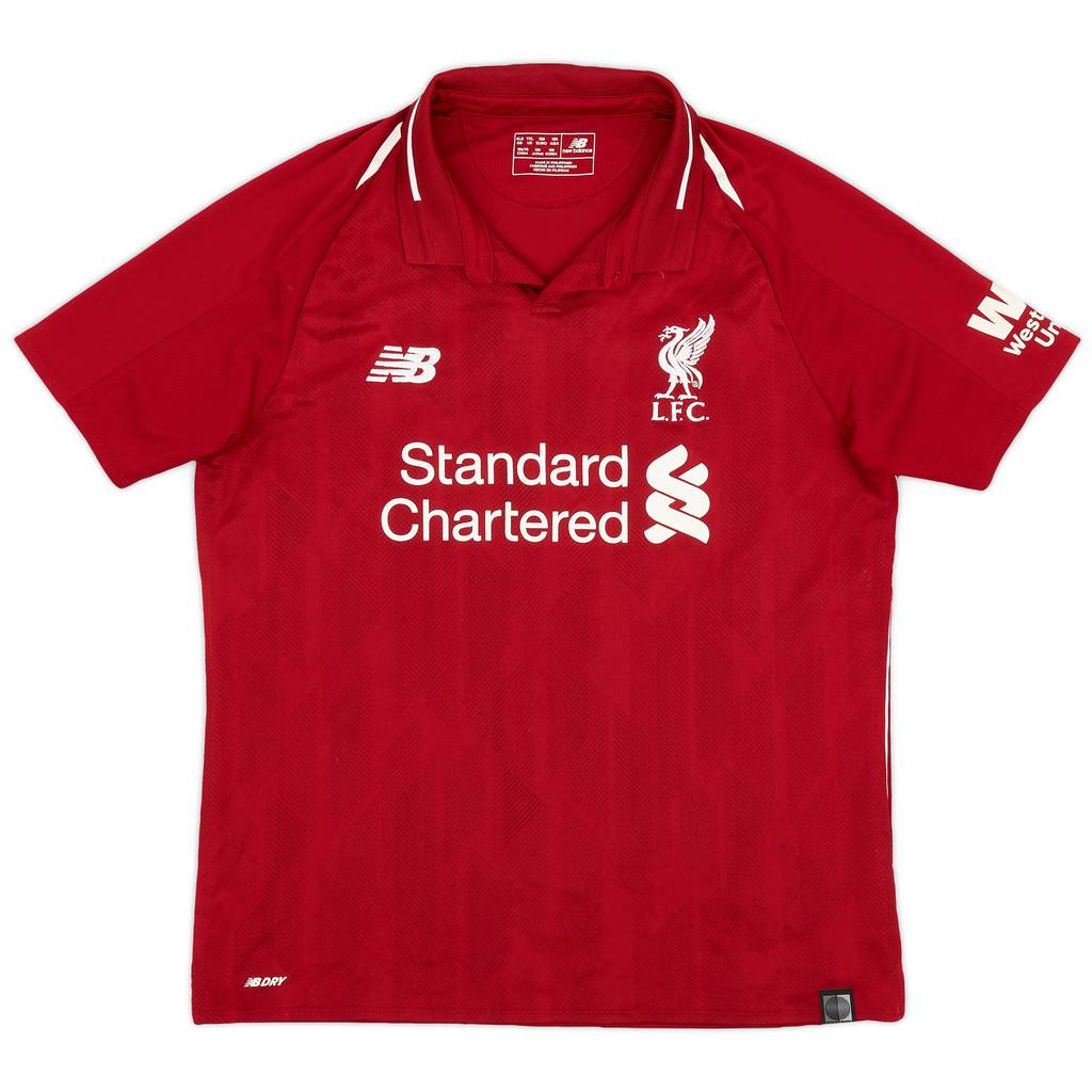 2018-19 Liverpool Home Shirt - 8/10 - (XL.Boys)