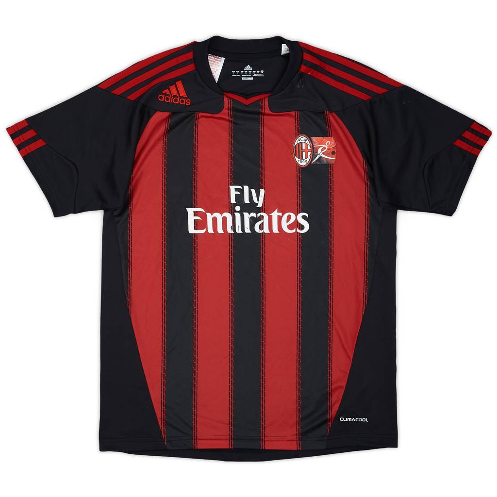 2011-12 AC Milan adidas Youth Camp Training Shirt - 6/10 - (XS)