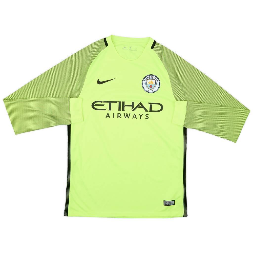 2016-17 Manchester City GK Shirt - 10/10 - (S)