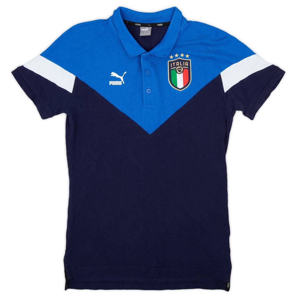 2018-19 Italy Puma Polo Shirt - 9/10 - (S)