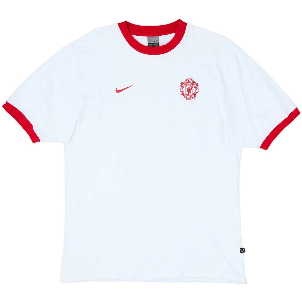 2003-04 Manchester United Nike Cotton Tee - 7/10 - (M)