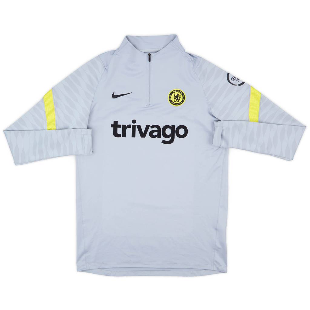 2021-22 Chelsea Nike 1/4 Zip Drill Top - 8/10 - (M)