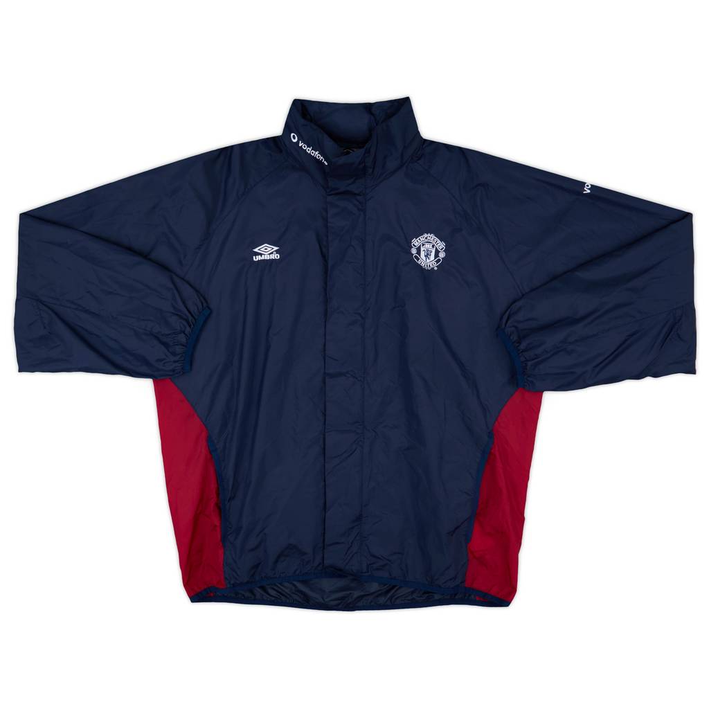 2000-02 Manchester United Umbro Hooded Rain Jacket - 8/10 - (L)