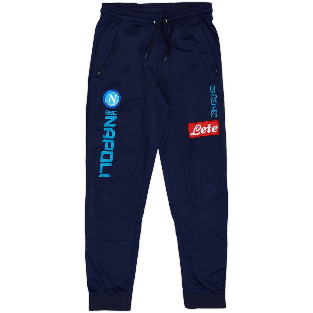2019-20 Napoli Kappa Track Pants/Bottoms - 8/10 - (M.Boys)