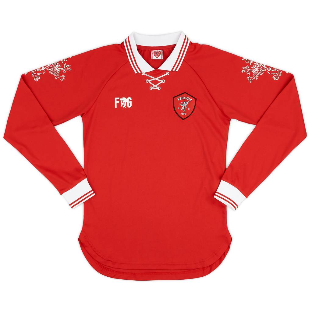 2014-15 Perugia Home L/S Shirt - 9/10 - (XS)