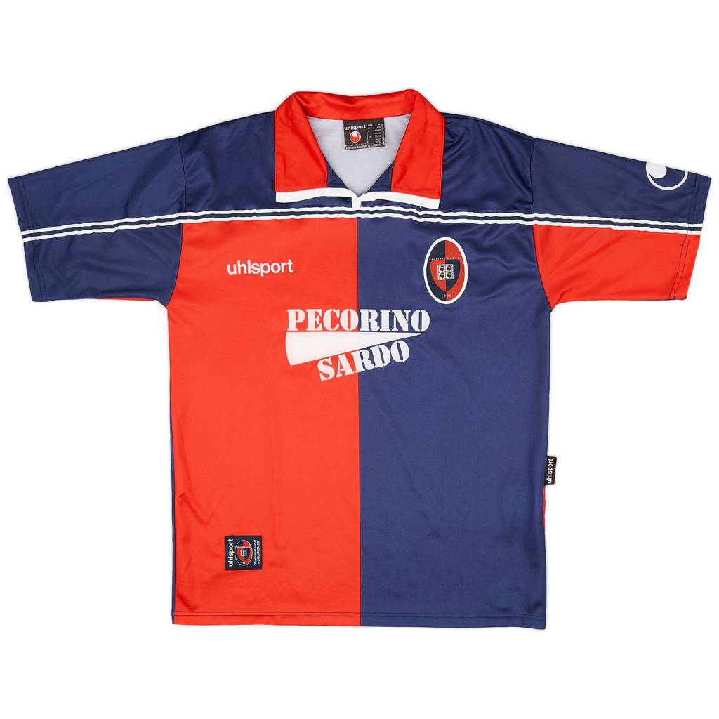 2000-01 Cagliari Home Shirt - 9/10 - (M)