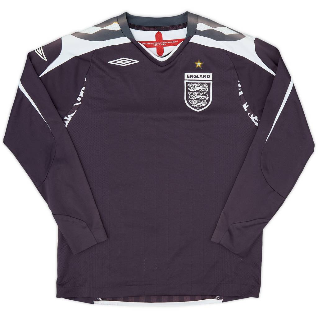 2007-09 England GK Shirt - 7/10 - (M.Boys)