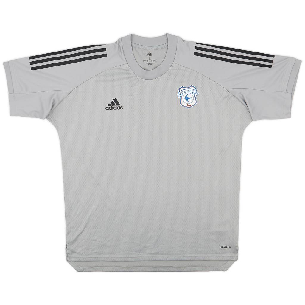 2020-21 Cardiff City adidas Training Shirt - 8/10 - (L)