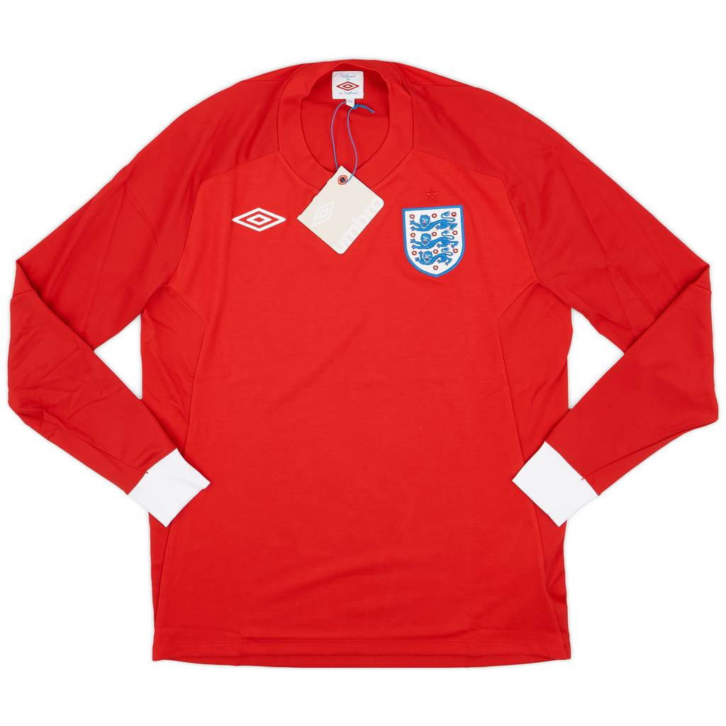 2010-11 England Away L/S Shirt (L)