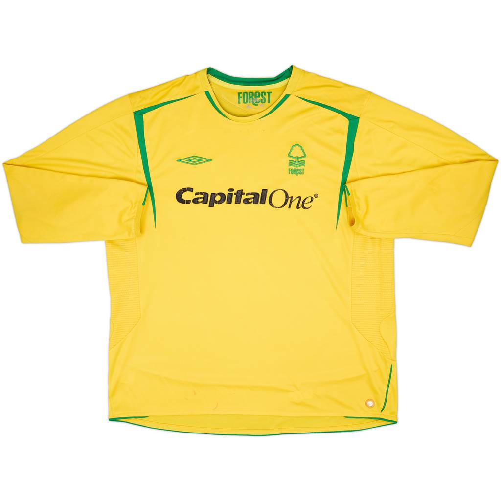 2005-06 Nottingham Forest Away L/S Shirt - 5/10 - (XXL)