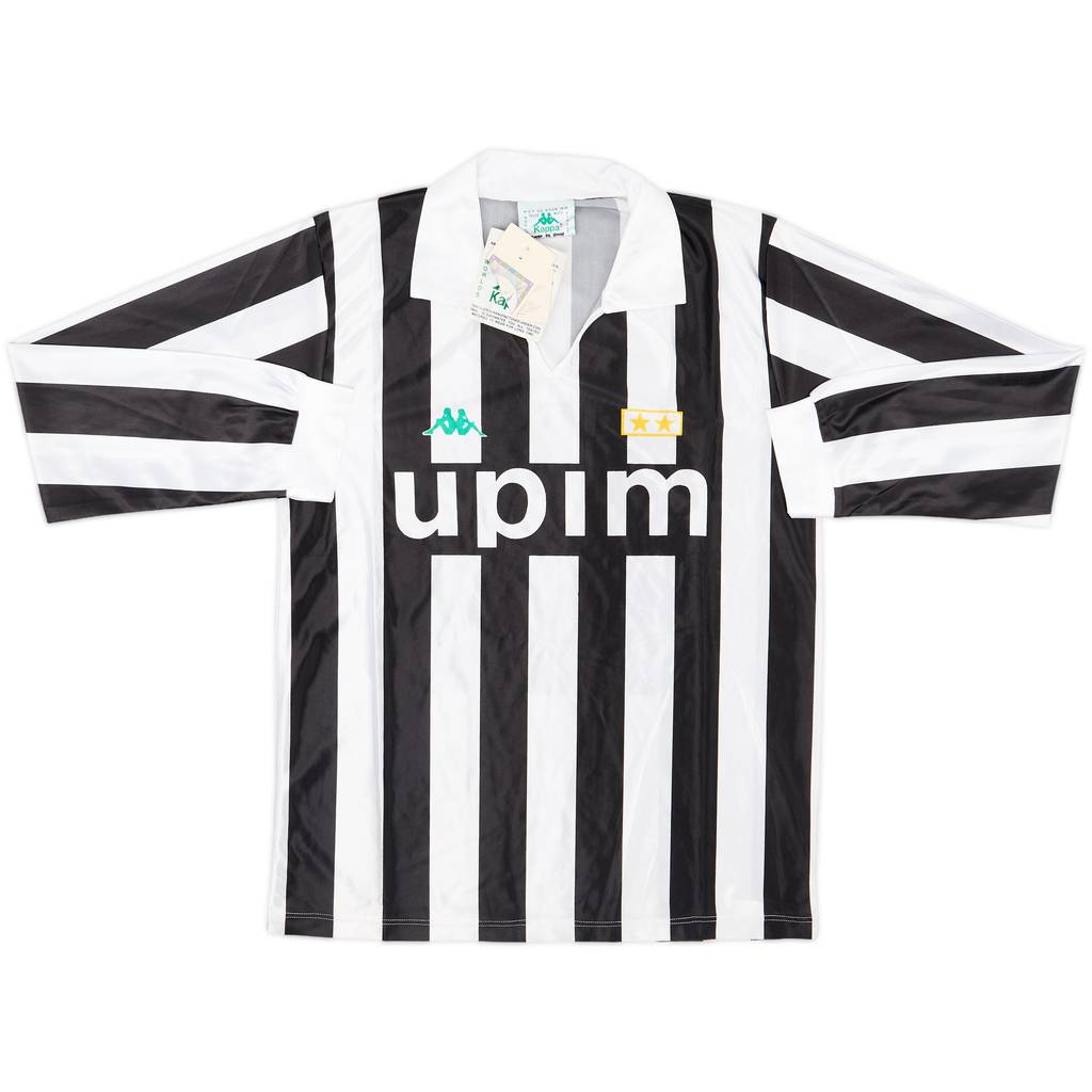1991-92 Juventus Basic Home L/S Shirt (M)