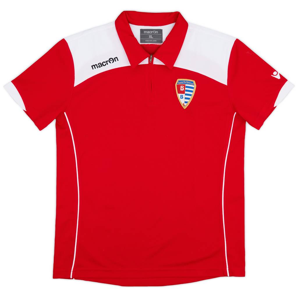 2015-16 Aurora Pro Patria Macron 1/4 Zip Polo shirt - 9/10 - (XL)