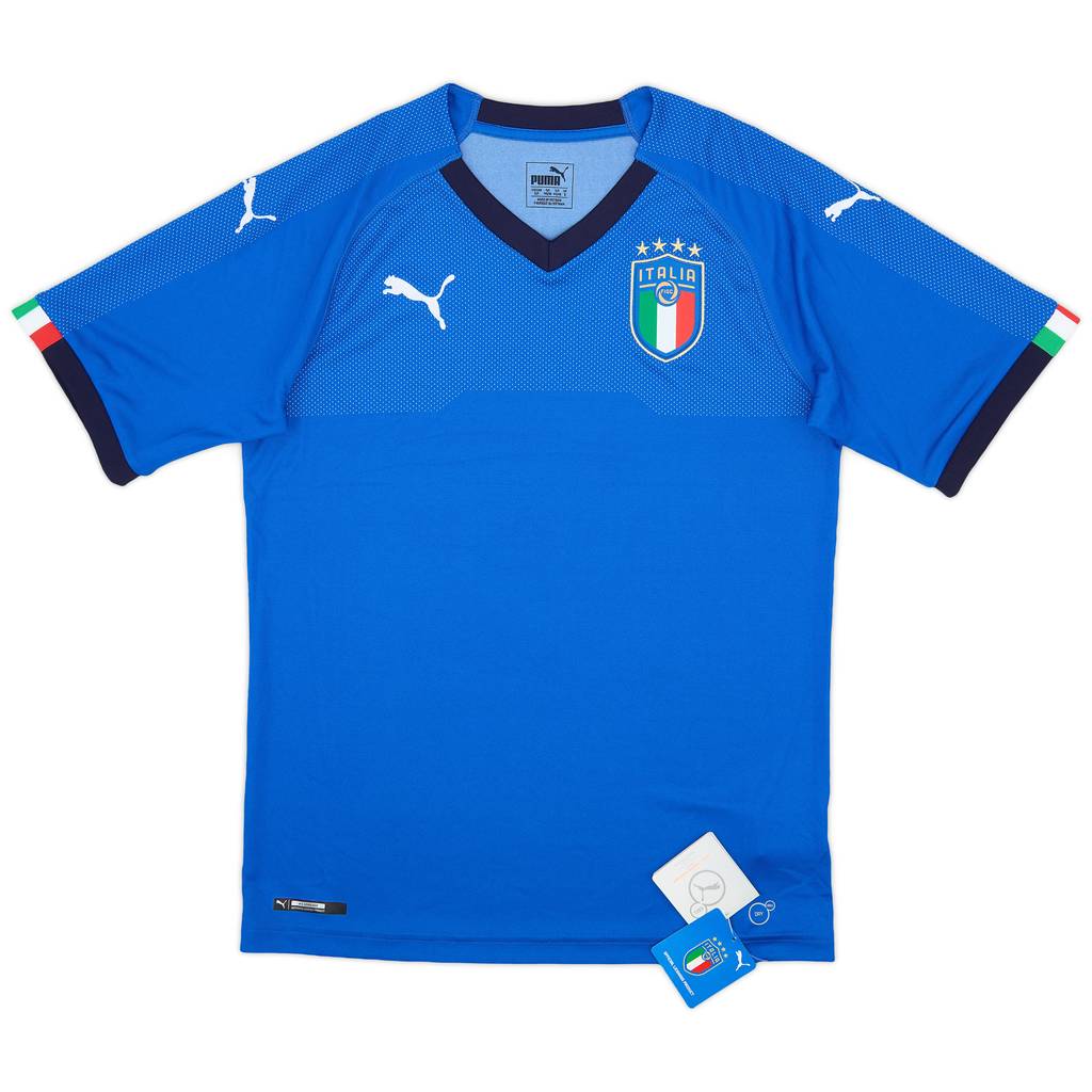 2018-19 Italy Home Shirt (S)